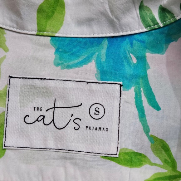 The Cats Pajamas Floral Hummingbird Set Women's Size S Sleepwear - Picture 6 of 15